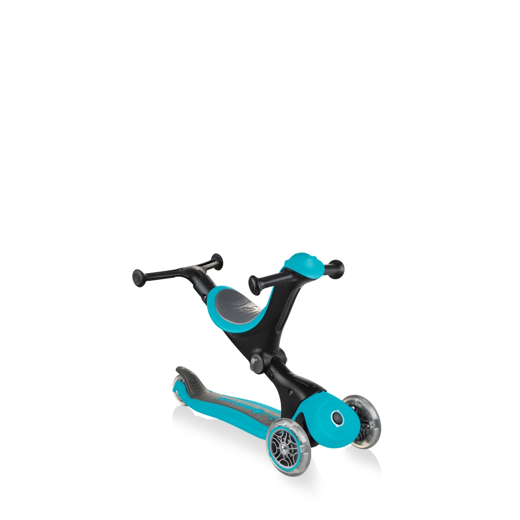 GO•UP DELUXE toddler scooter with wide seat [ footrest foldable 