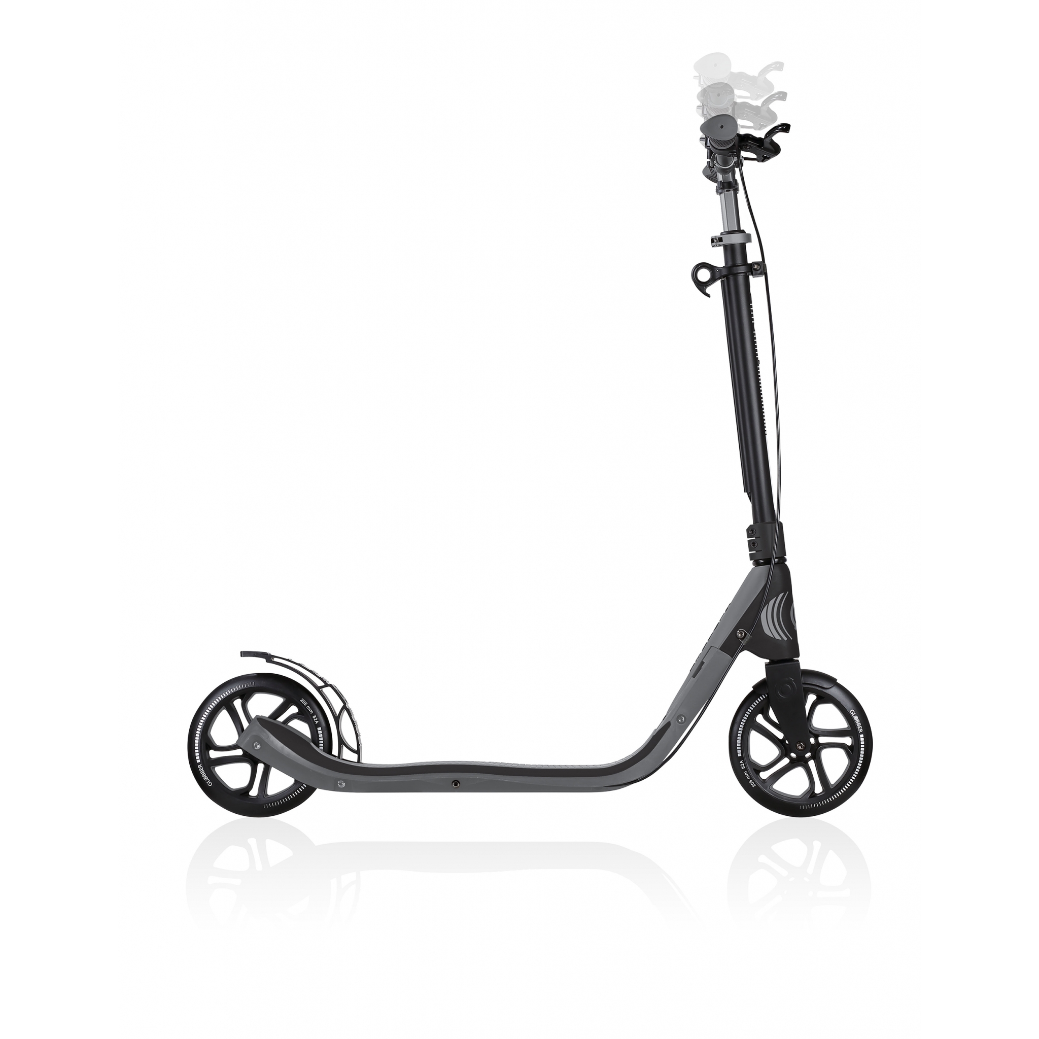 foldable scooter for adults with handbrake - Globber ONE NL 205 DELUXE 4