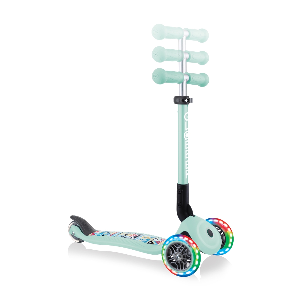 muuwmi Skateboard enfant Lights Fun GLOW, roues lumineuses