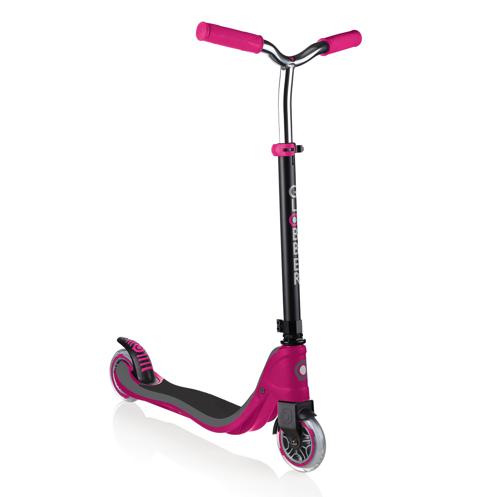 GLOBBER Patinete GO-UP FOLDABLE PLUS LIGHTS pink rueda con luz 