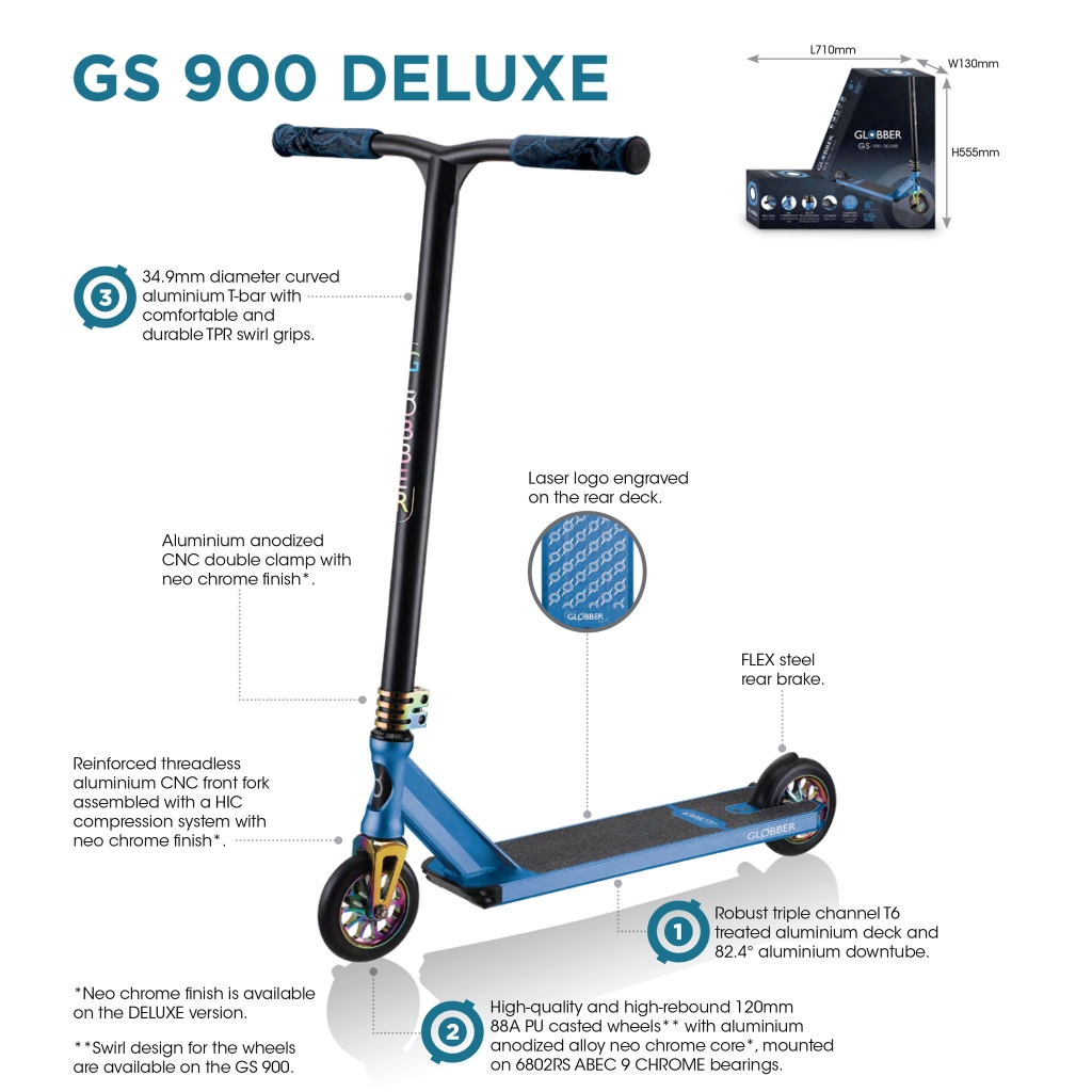 Aluminium Stunt Scooter: GS 900 – Globber