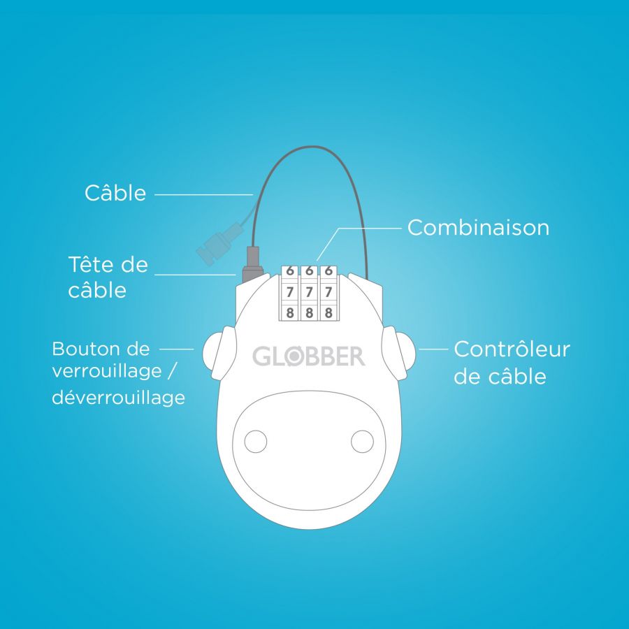 Cadenas pour trotinette Globber