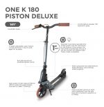 Trottinette ONE K 180 PISTON VINTAGE DELUXE - guidon réglable