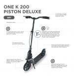 Trottinette ONE K 200 PISTON VINTAGE DELUXE - guidon réglable