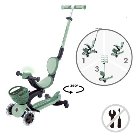 Trottinette évolutive GO-UP BABY 360 LIGHTS