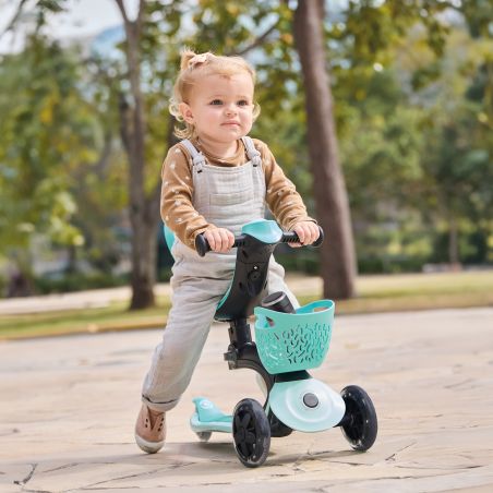 Trottinette 3 roues évolutive Globber avec siège et dossier