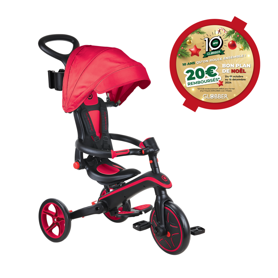 Tricycle EXPLORER 4EN1 Évolutif & Pliable