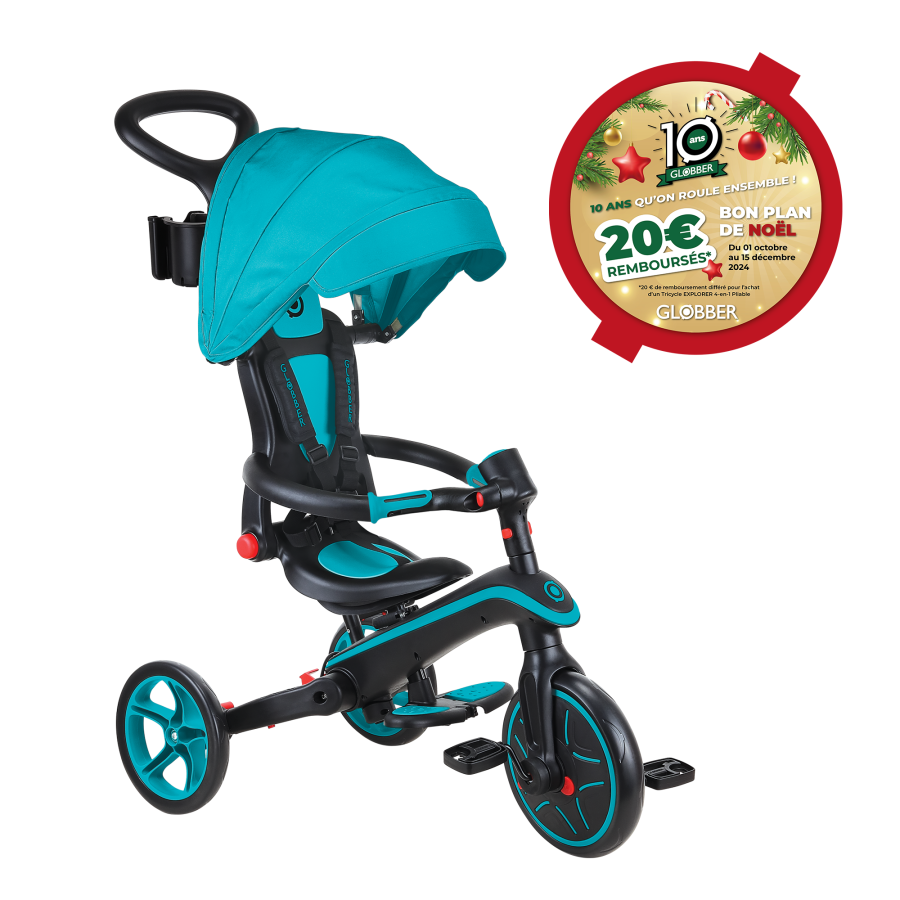 Tricycle EXPLORER 4EN1 Évolutif & Pliable