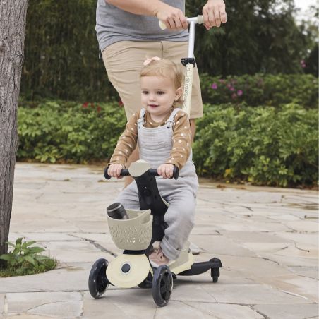 Trottinette 3 roues évolutive Globber avec siège et dossier