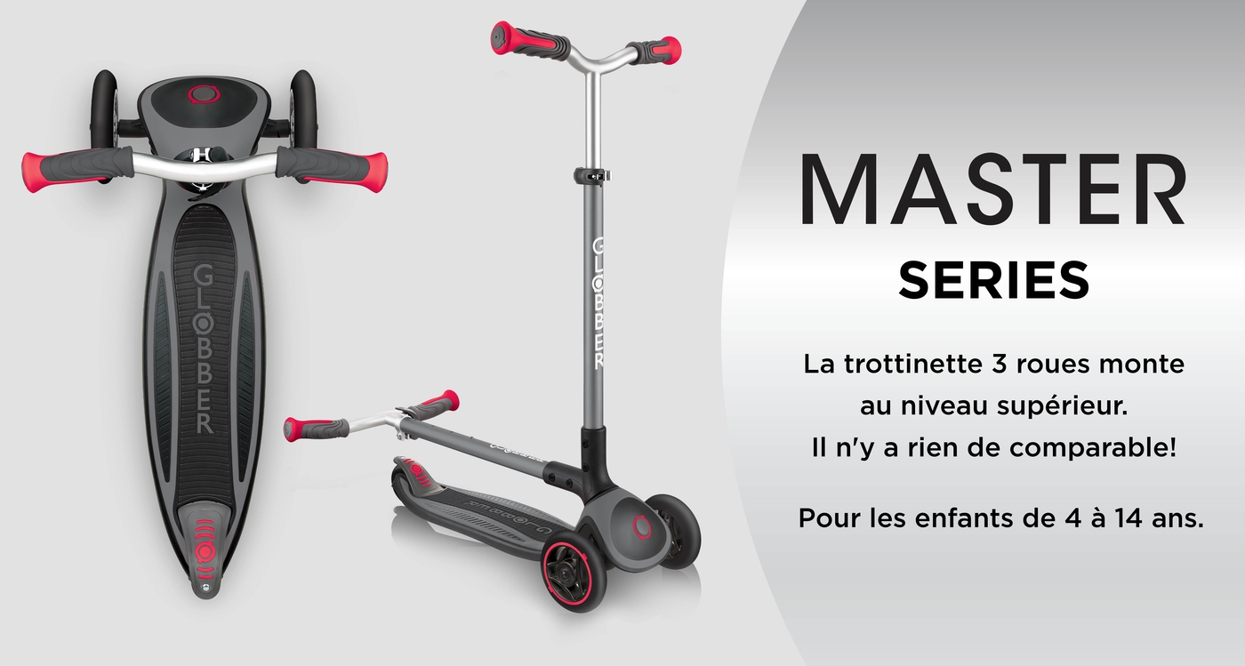 Trottinettes 3 roues enfant pliables • Garantie 2 ans - Globber France
