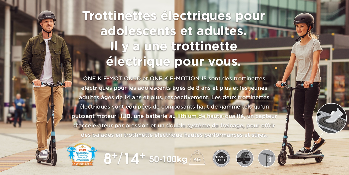 Trottinette Électrique Pour Adultes : Allez Plus Vite En Moteur - Globber -  Globber France