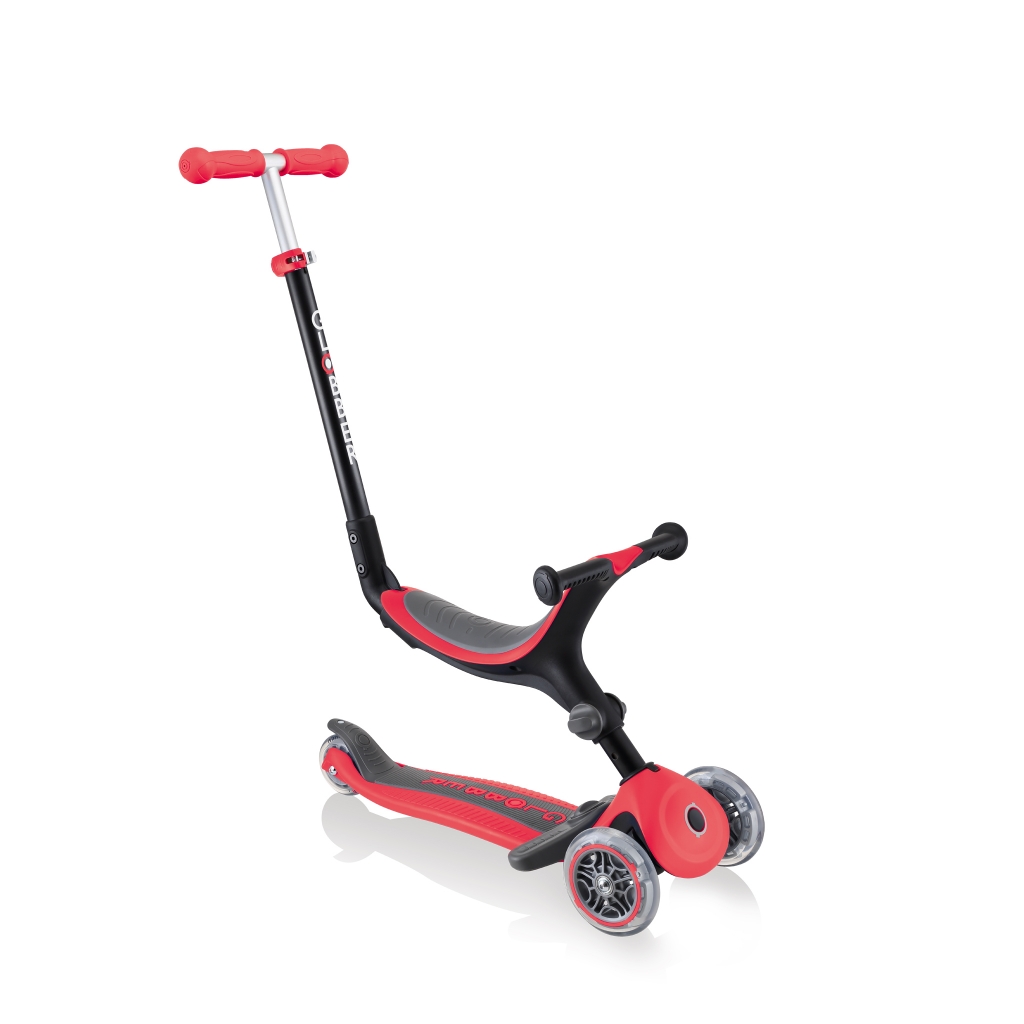 GO•UP FOLDABLE PLUS Adjustable Scooter with Seat for Toddlers 