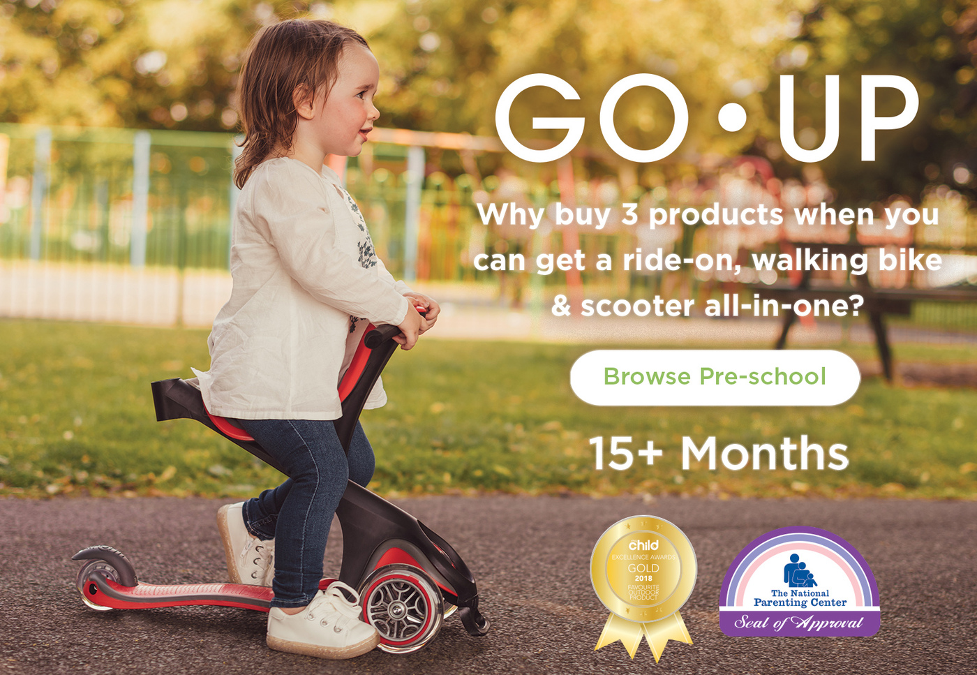 globber scooter 2 year old