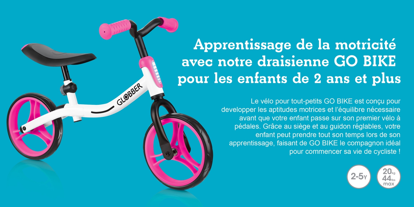 Draisienne Go Bike Pour Enfants De 2 A 5 Ans Globber Globber France