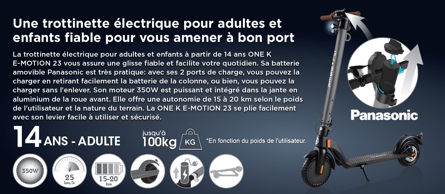 Une trottinette électrique pour adultes et enfants fiable pour vous amener à bon port